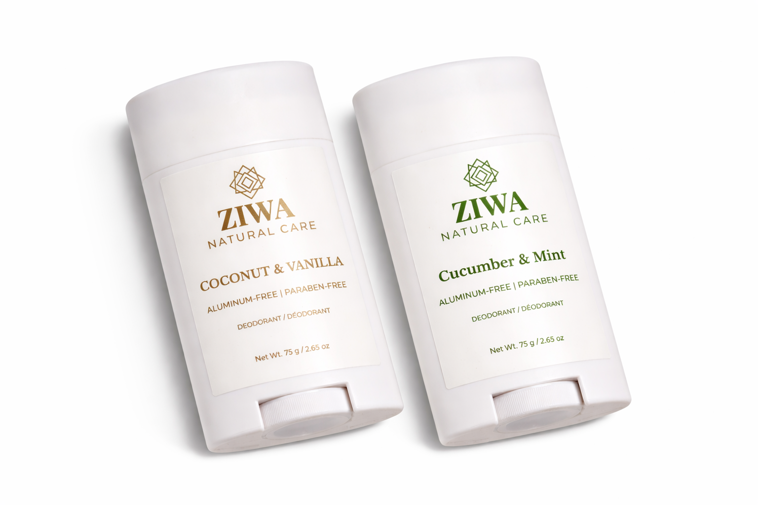 ZIWA Natural Care Deodorant – Cucumber & Mint