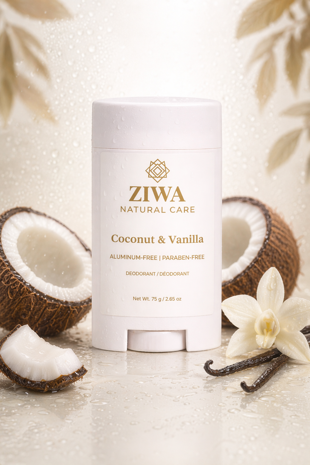 ZIWA Natural Care Deodorant – Coconut & Vanilla
