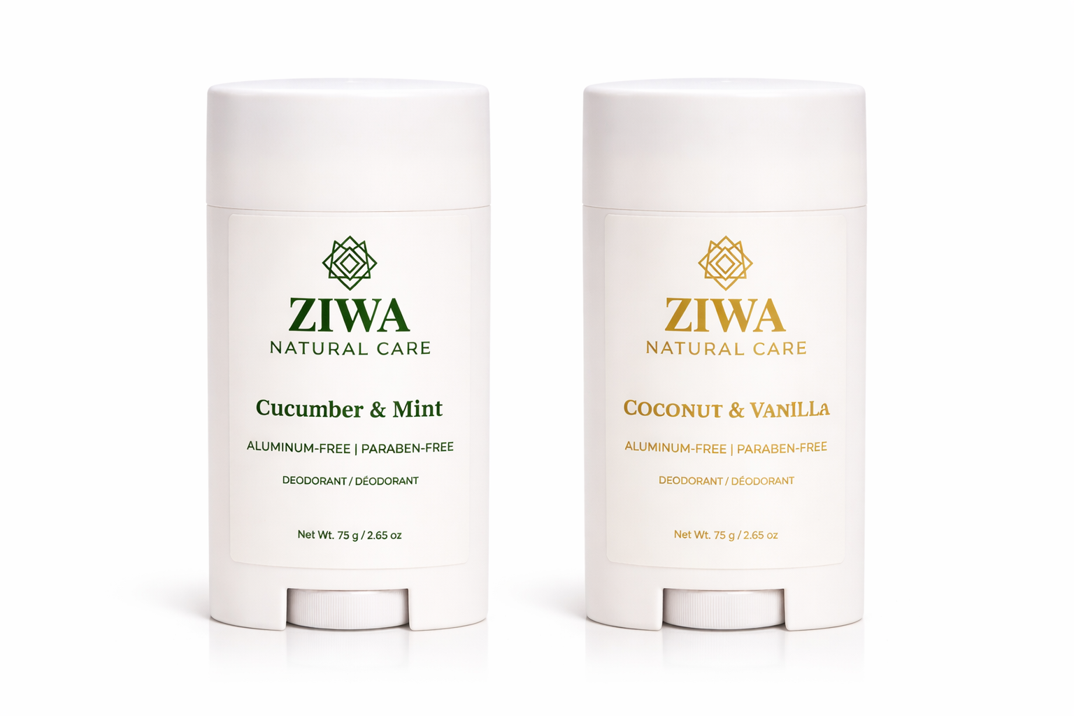 ZIWA Natural Care Deodorant – Cucumber & Mint