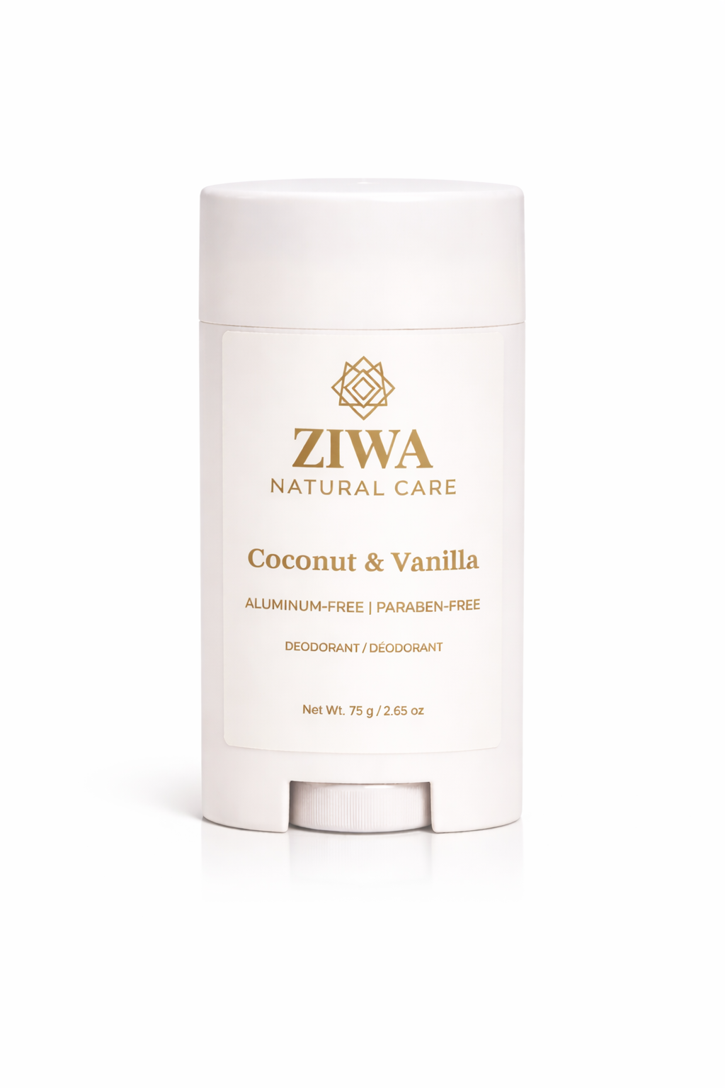 ZIWA Natural Care Deodorant – Coconut & Vanilla