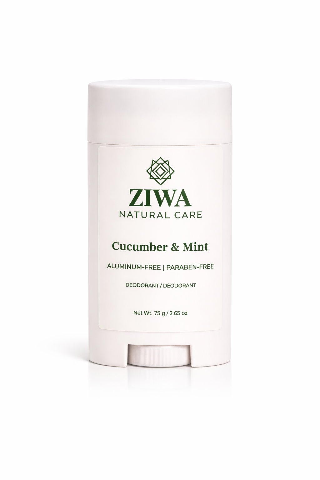 ZIWA Natural Care Deodorant – Cucumber & Mint